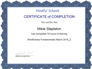 Certificate MF